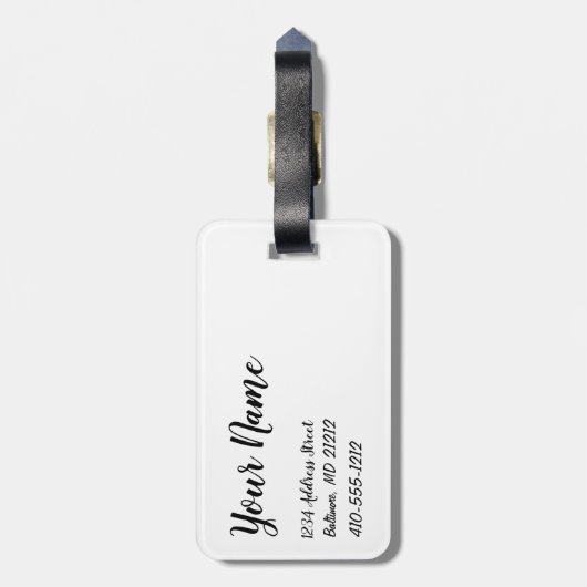 Maryland Flag Gepersonaliseerd Bagagelabel (Achterkant verticaal)