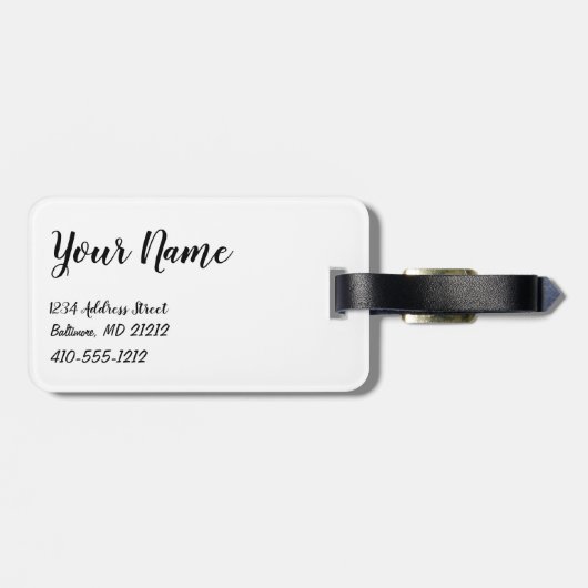 Maryland Flag Gepersonaliseerd Bagagelabel (Achterkant horizontaal)