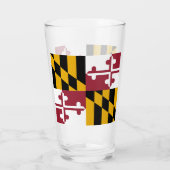 Maryland Flag Glas (Achterkant)