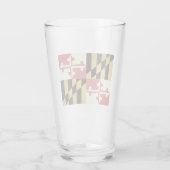 MARYLAND Flag - Glas (Achterkant)