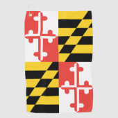 Maryland Flag Golf Handdoek (Voorkant)