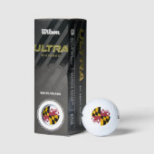 MARYLAND FLAG GOLFBALLEN (Verpakking)