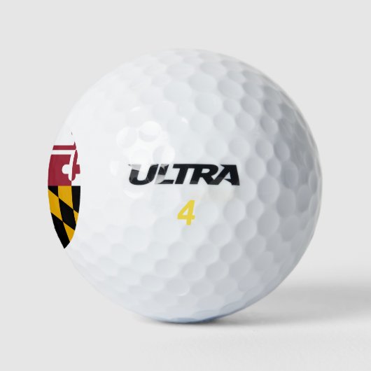 MARYLAND FLAG GOLFBALLEN (Logo)