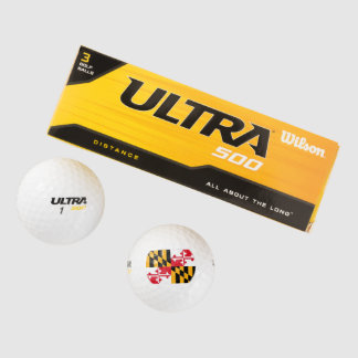 MARYLAND FLAG GOLFBALLEN