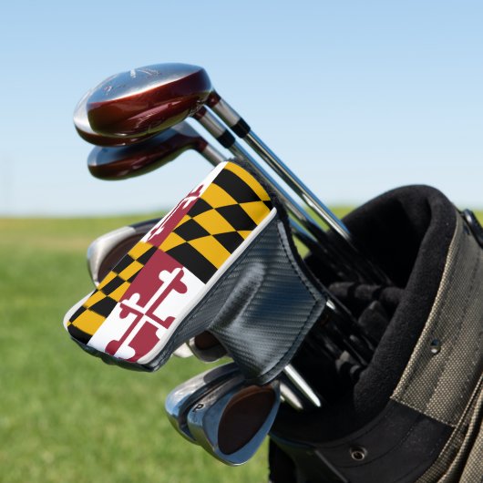 Maryland Flag Golfheadcover (Insitu)