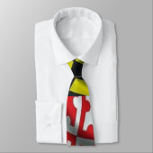 Maryland Flag (groot afdrukken) Stropdas (Gebonden)