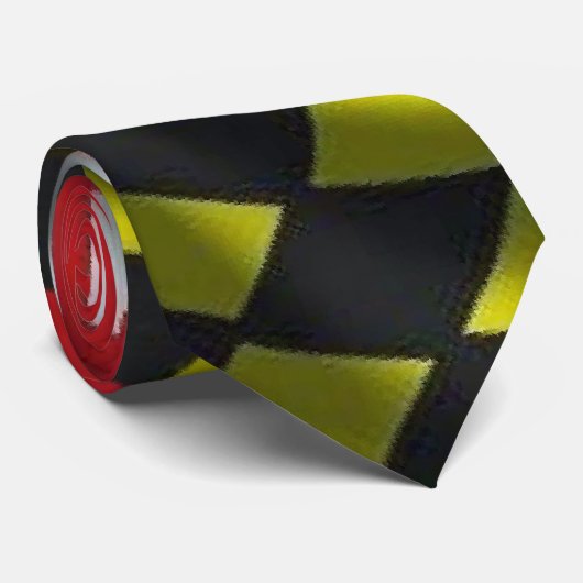 Maryland Flag (groot afdrukken) Stropdas (Opgerold)