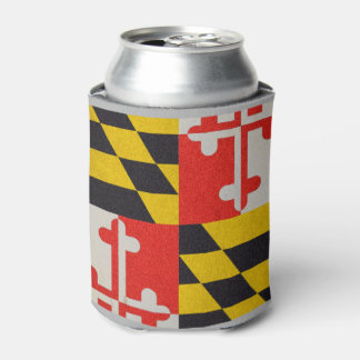 Maryland Flag - Grunge Blikjeskoeler