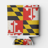 Maryland Flag - Grunge Blikjeskoeler (Achterkant)