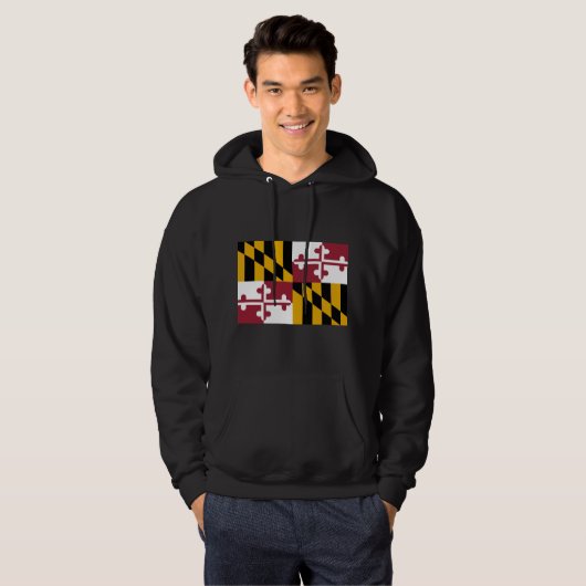 Maryland Flag Hoodie (Voorkant volledig)