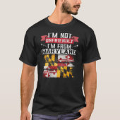 Maryland Flag I is niet onvriendelijk van Maryland T-shirt (Voorkant)