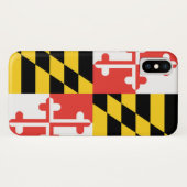 Maryland Flag iPhone/iPad case (Achterkant (horizontaal))