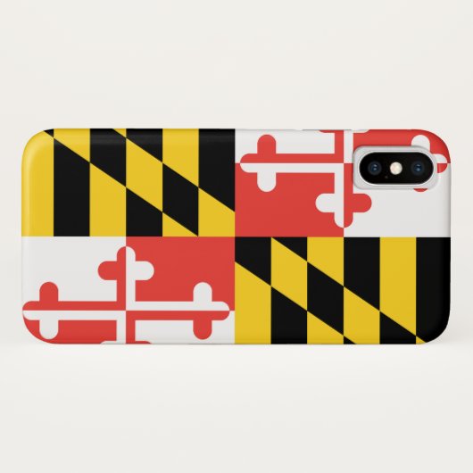 Maryland Flag iPhone/iPad case (Achterkant (horizontaal))