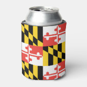 Maryland Flag Koelbox Blikjeskoeler (Blikje Voorkant)