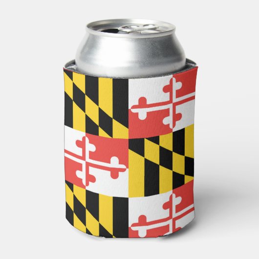 Maryland Flag Koelbox Blikjeskoeler (Blikje Voorkant)