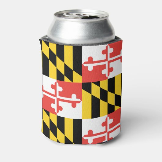 Maryland Flag Koelbox Blikjeskoeler (Blikje Achterkant)