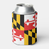 Maryland Flag Koelbox Blikjeskoeler (Blikje Voorkant)