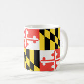 MARYLAND Flag - Koffiemok (Voorkant rechts)