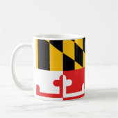 Maryland Flag Koffiemok (Links)