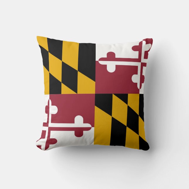 Maryland Flag Kussen (Voorkant)