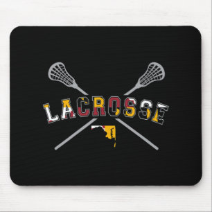Maryland Flag Lacrosse Boys Mannen College LAX Sti Muismat