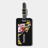 Maryland Flag/Land bagagelabel van herkomst (Voorkant verticaal)