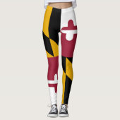 Maryland Flag leggings (Voorkant)