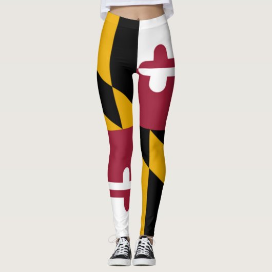 Maryland Flag leggings (Voorkant)