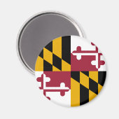 Maryland Flag Magneet (Voorkant / Achterkant)