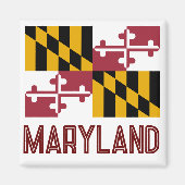 Maryland Flag Magneet (Voorkant)