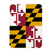 Maryland Flag Magneet (Verticaal)