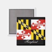 Maryland Flag Magnet (Voorkant / Achterkant)