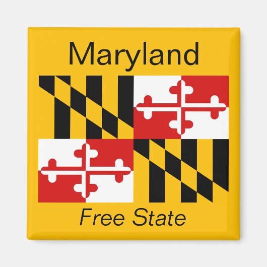 Maryland Flag Magnet (Voorkant)