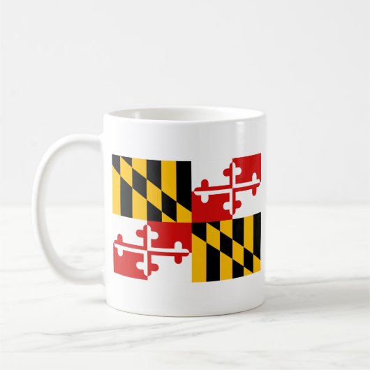 Maryland Flag + Map Mok (Links)