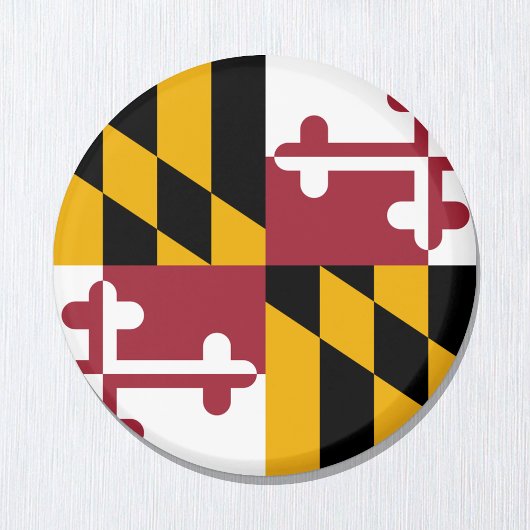 Maryland flag & Maryland, USA-day/sport Magneet