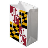 Maryland Flag Medium Cadeauzakje (Voorkant Gekanteld)