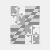 Maryland Flag Monochromatische deken-** Fleece Deken (Voorkant)