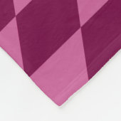 Maryland Flag Monochromatische deken - hete roze (Hoek)