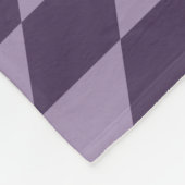 Maryland Flag Monochromatische deken - paars (Hoek)