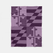 Maryland Flag Monochromatische deken - plum (Voorkant)