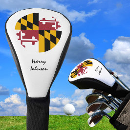 Maryland Flag & Monogrammed Golfclubs Hoesjes Vere Golfheadcover