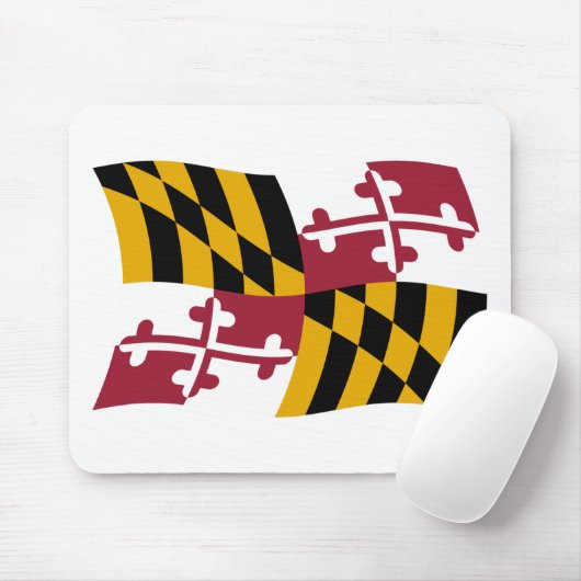 Maryland Flag Mousepad Muismat (Met muis)