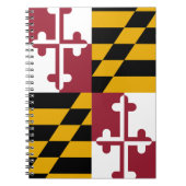 Maryland Flag Notitieboek (Voorkant)