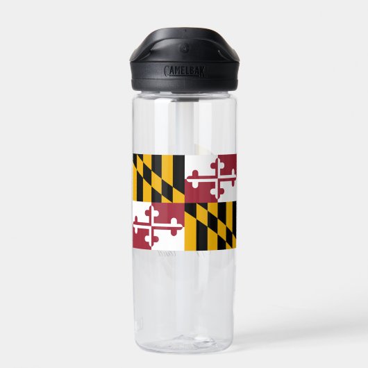Maryland Flag, Patriotic USA, Maryland Waterfles (Achterkant)