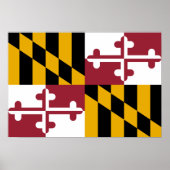 Maryland Flag Poster (Voorkant)