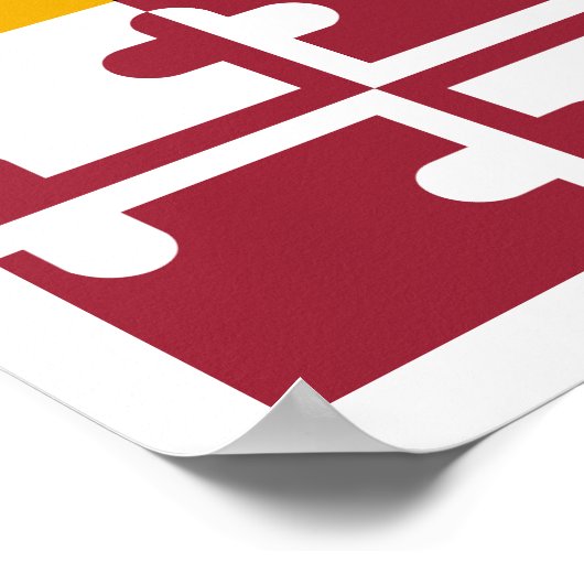 Maryland Flag Poster (Hoek)