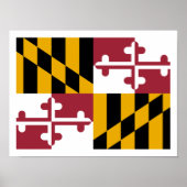 Maryland Flag Poster (Voorkant)