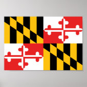Maryland Flag Poster (Voorkant)