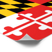 Maryland Flag Poster (Hoek)