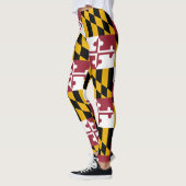 Maryland Flag Pride Leggings Yoga Pants (Links)